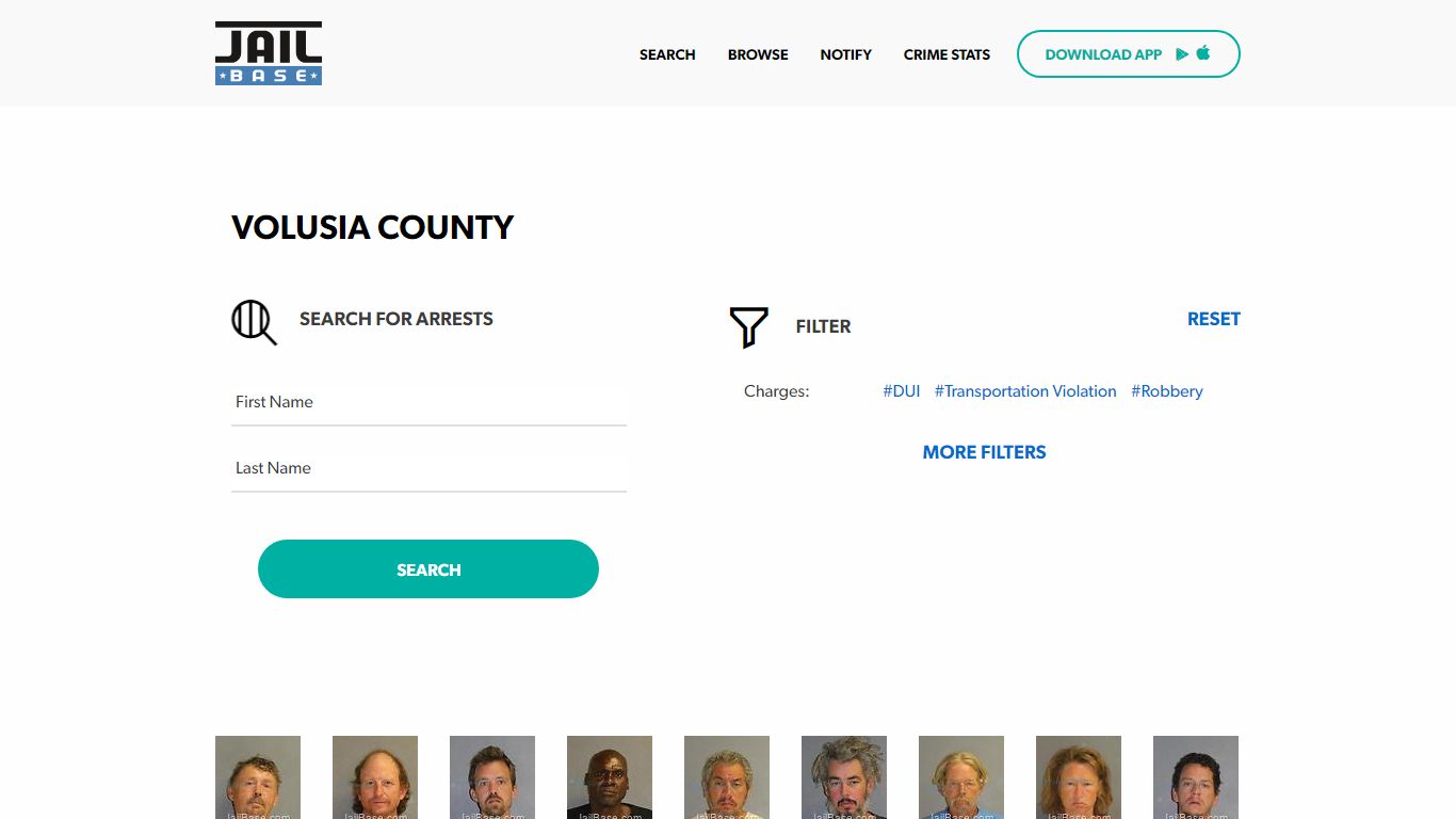 Volusia County Jail Inmate Search and Mugshots | JailBase